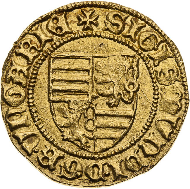 Goldgulden (1418) - front