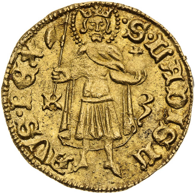 Goldgulden (1418) - back