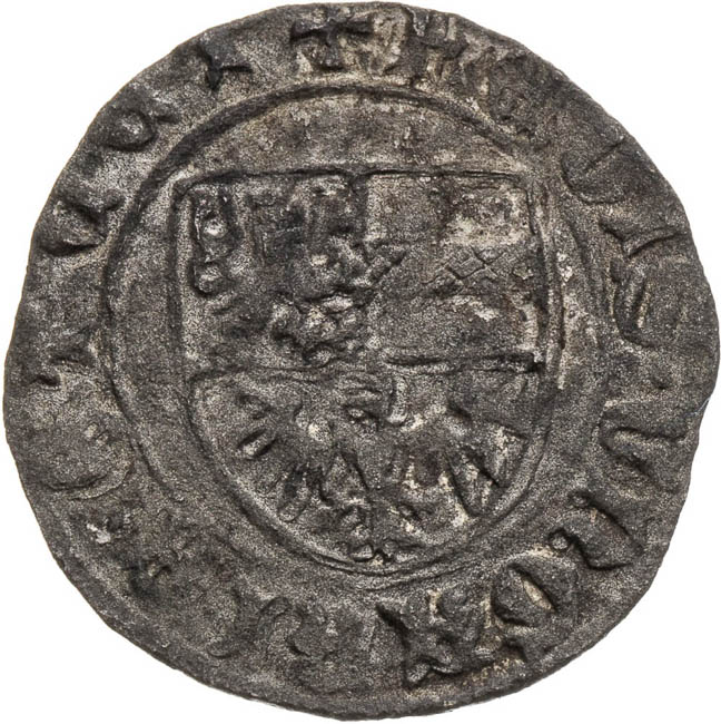 Denar (1453) - back