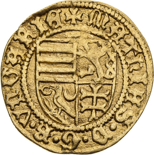 Dukát (1466) - avers