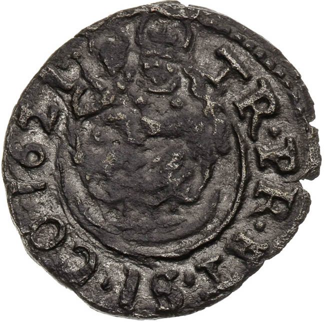 Denar 1621 - back