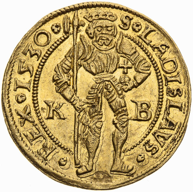 Dukát 1530 - revers