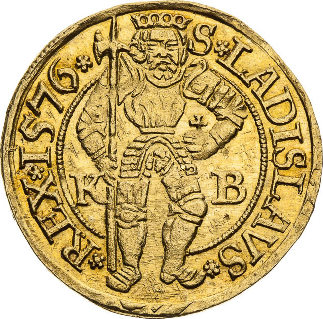 Dukát 1576 - revers