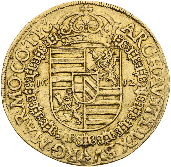 5 Ducats 1612 - back