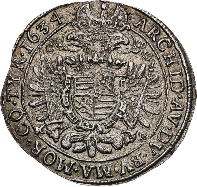 1/2 Tolar 1634 - revers