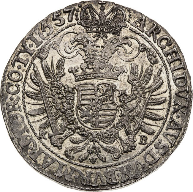 Tolar 1657 - revers