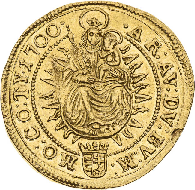 Ducat 1700 - back
