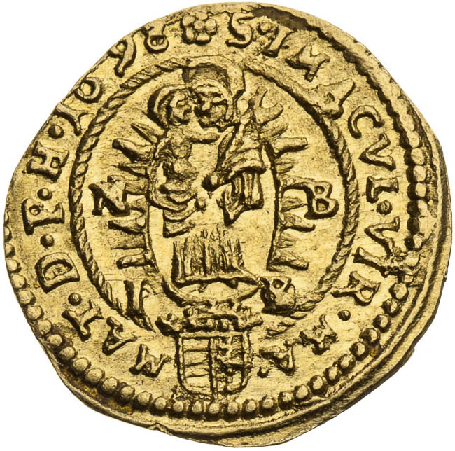 1/6 Ducat 1698 - back
