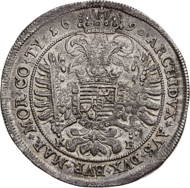 Thaler 1690 - back