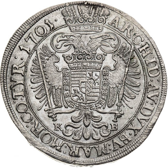 1/2 Tolar 1701 - revers