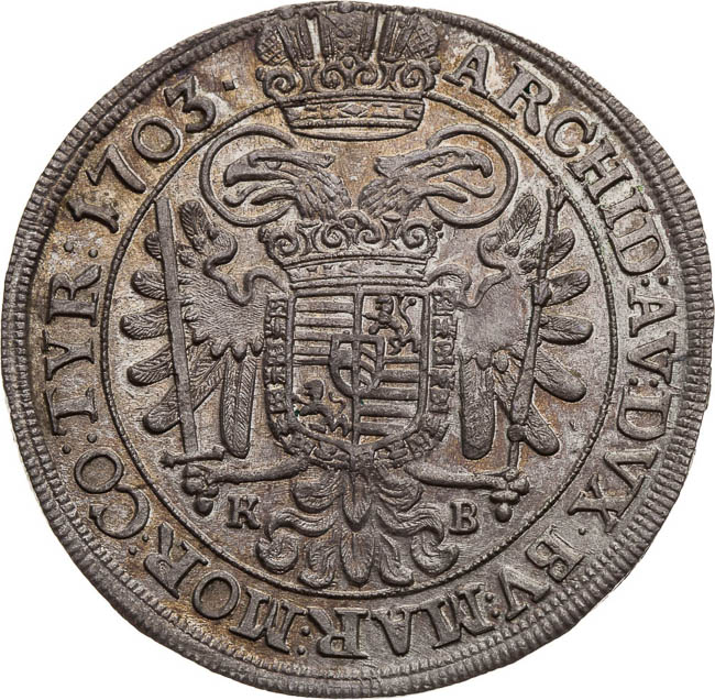 1/2 Tolar 1703 - revers