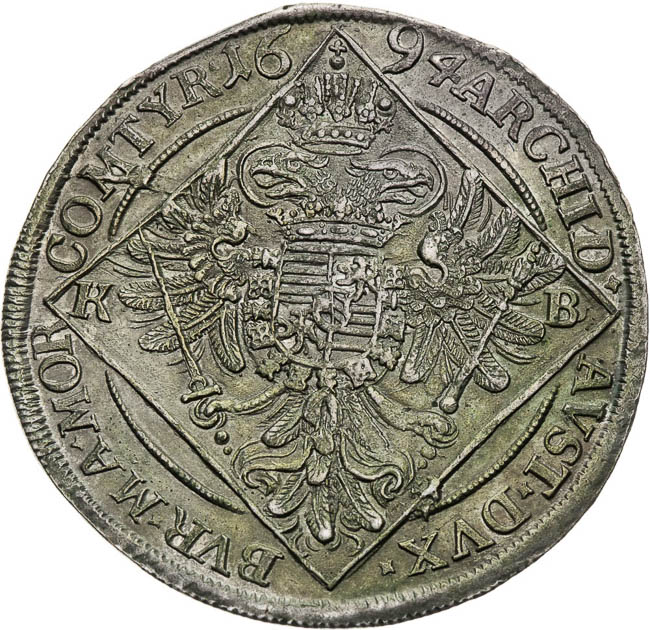 1/4 Tolar 1694 - revers