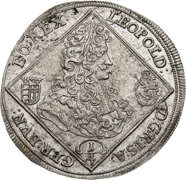 1/4 Tolar 1701 - avers