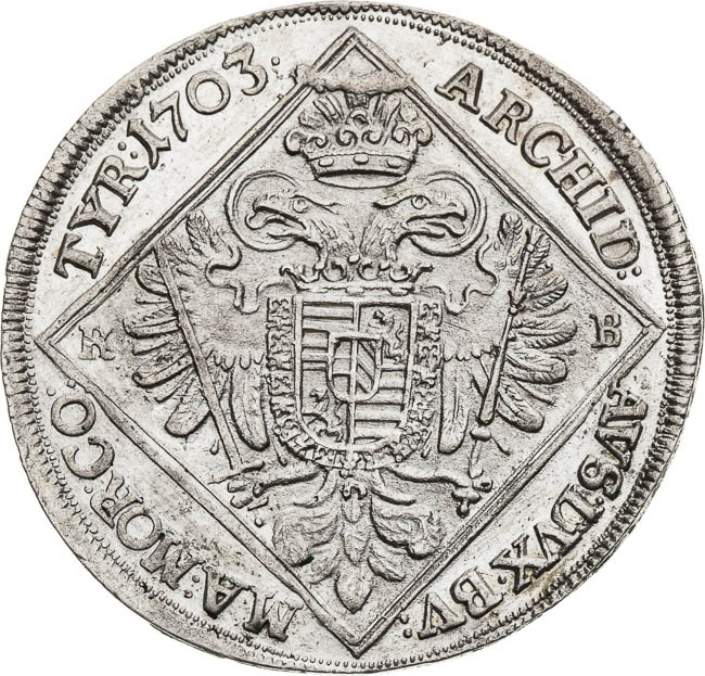 1/4 Tolar 1703 - revers