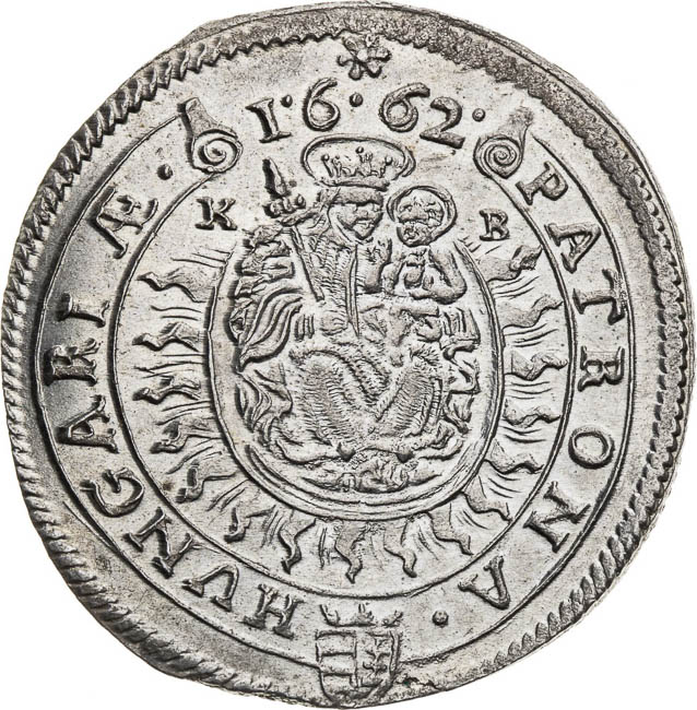 XV Kreutzer 1662 - back