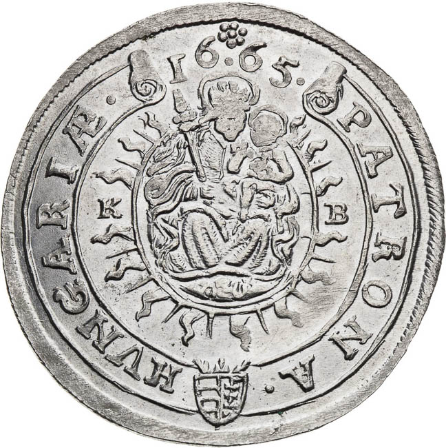 XV Kreutzer 1665 - back
