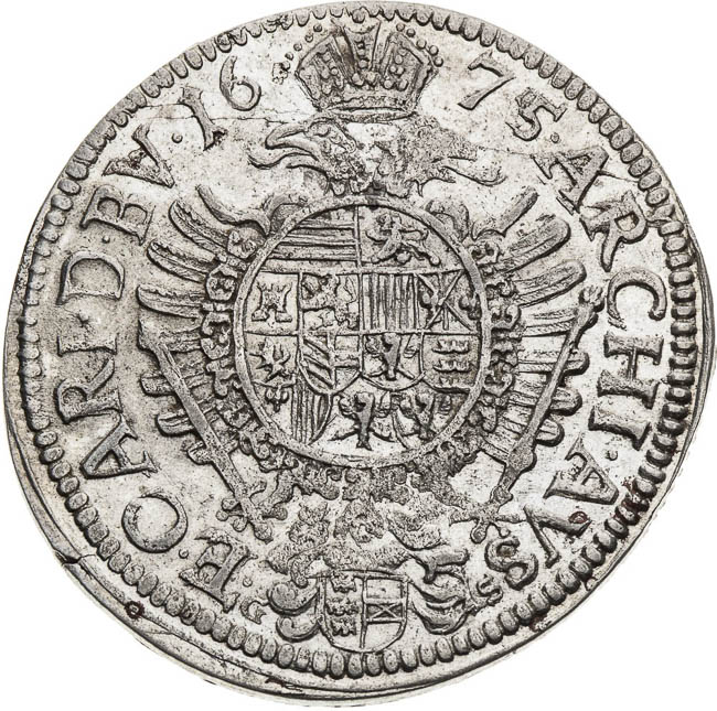 15 Kreutzer 1675 - back