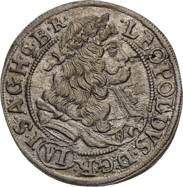 VI Kreutzer 1677 - front