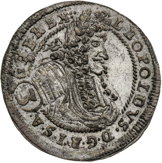 3 Kreutzer 1698 - front