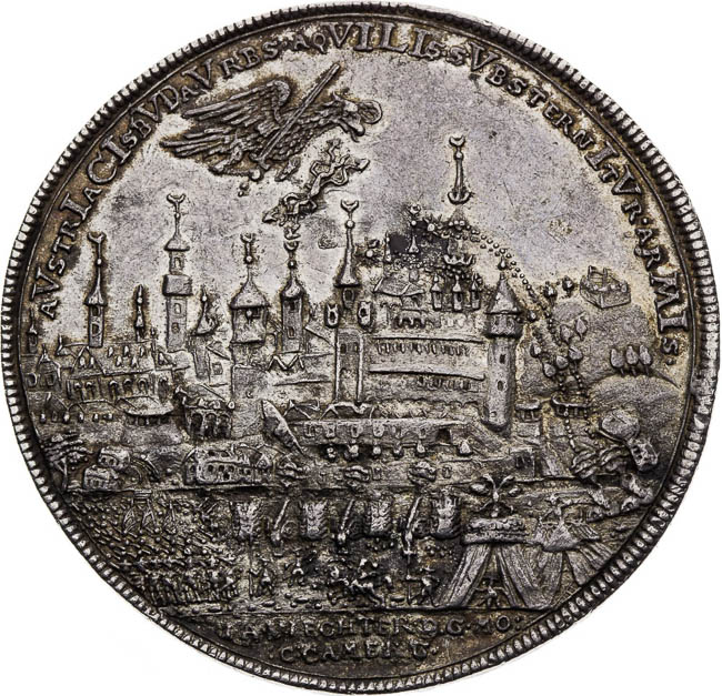 Medaile 1686 - revers