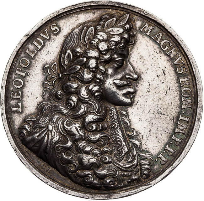 Medaile 1687 - avers