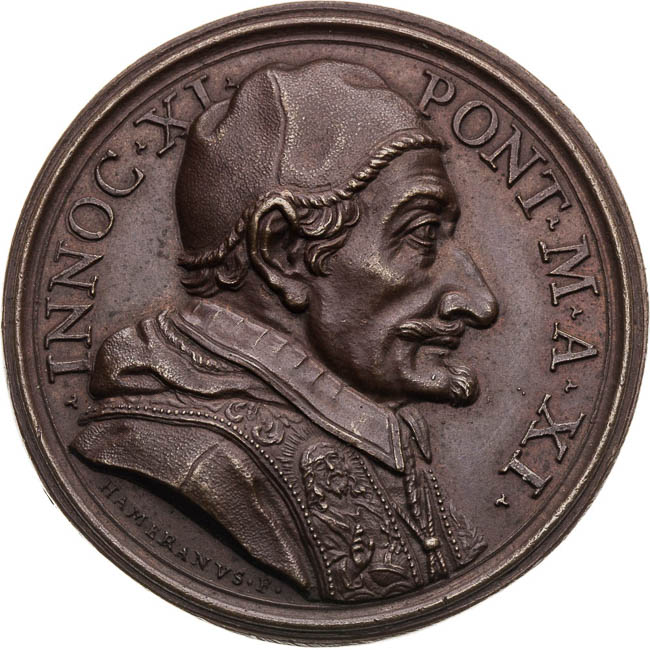 Medaile 1687 - avers