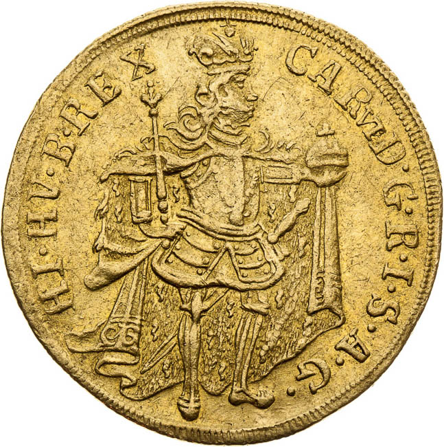 Ducat 1729 - front