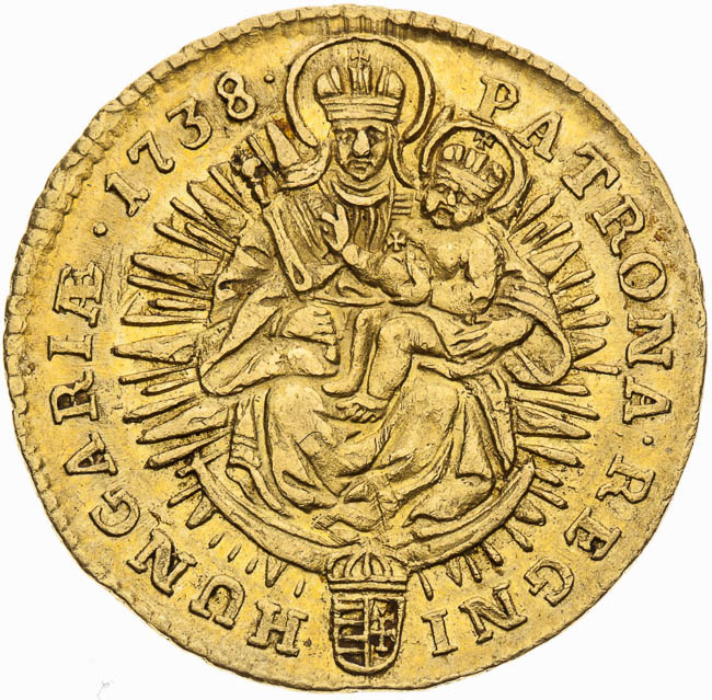 Ducat 1738 - back