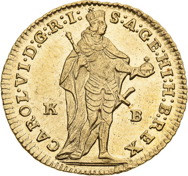 Ducat 1739 - front