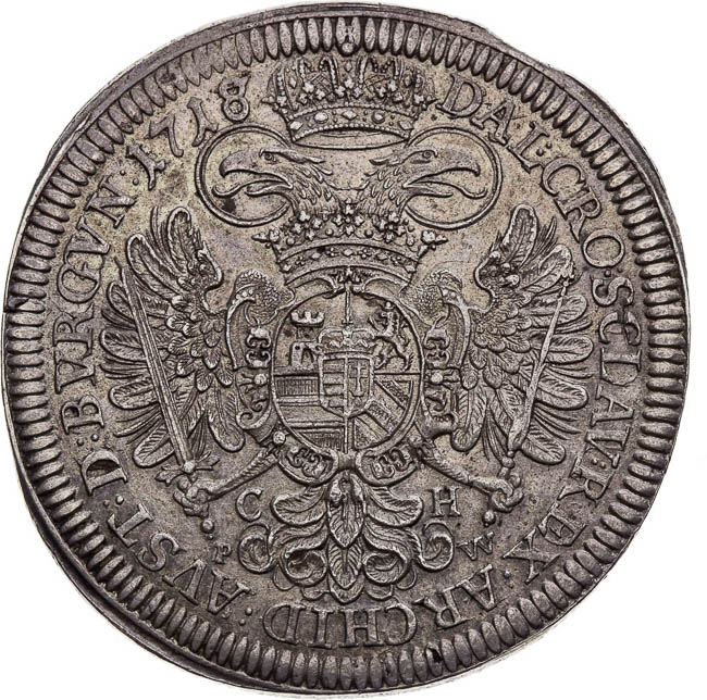 Thaler 1718 - back