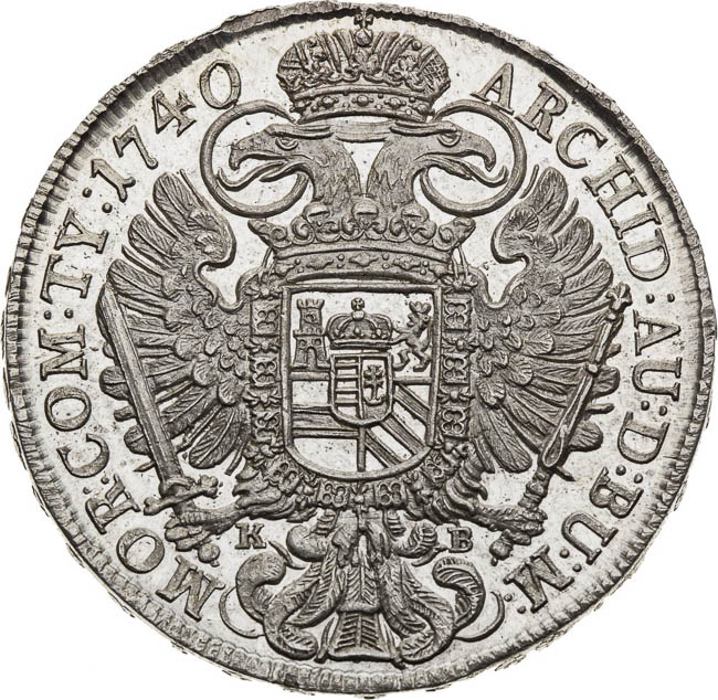 Thaler 1740 - back