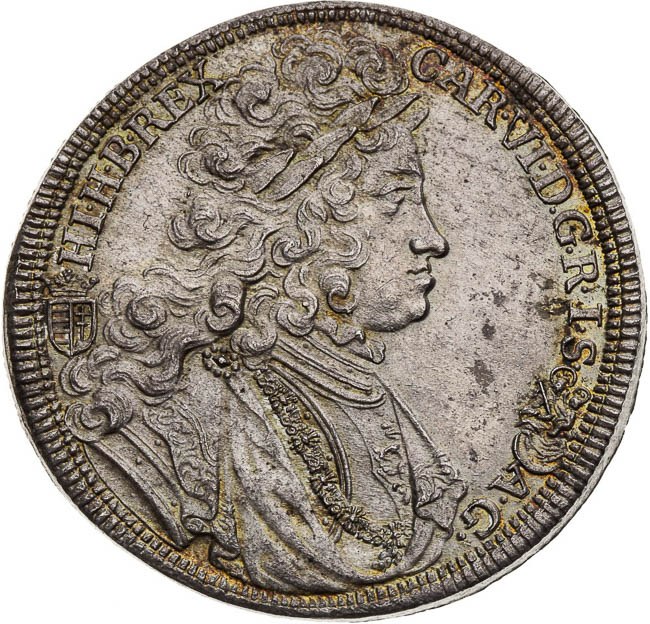 1/2 Thaler 1718 - front