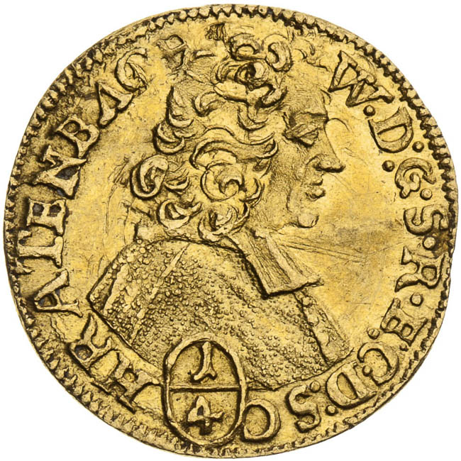 1/4 Ducat (1711 - 1738) - front