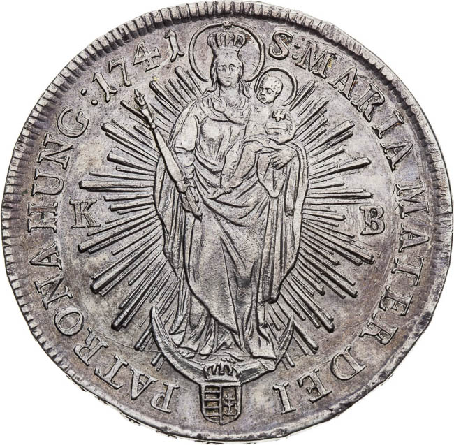 Thaler 1741 - back