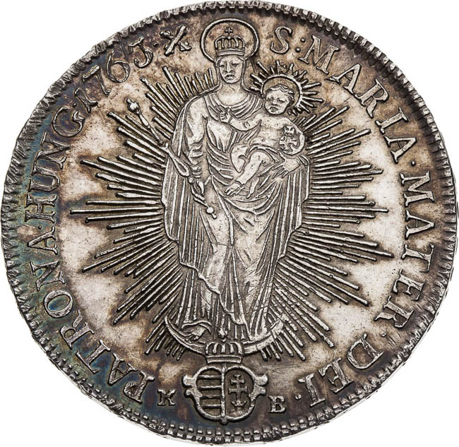 Thaler 1763 - back