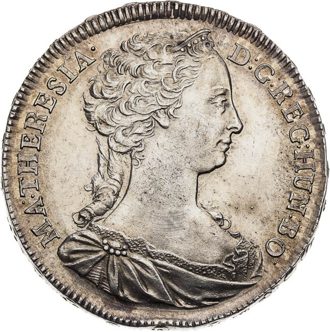 1/2 Thaler 1743 - front