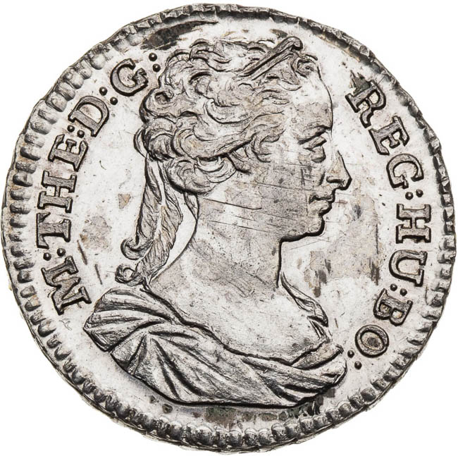 10 Denars 1741 - front