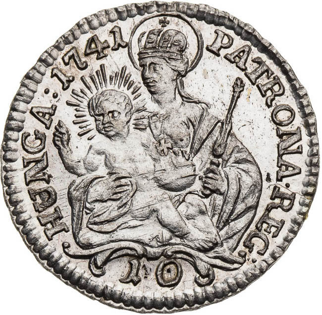 10 Denars 1741 - back