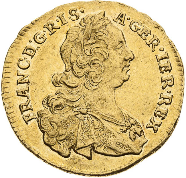 Dukát 1762 - avers