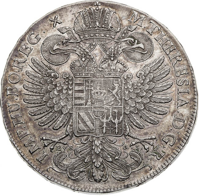 Thaler 1767 - back