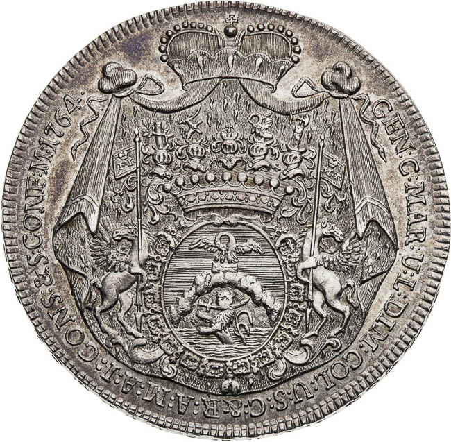 Thaler 1764 - back