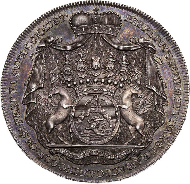 1/2 Thaler 1789 - back