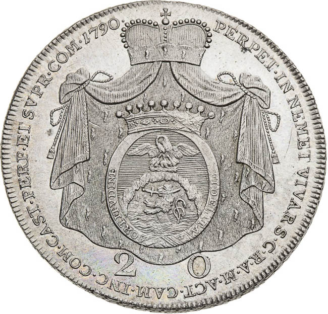 20 Kreutzer 1790 - back