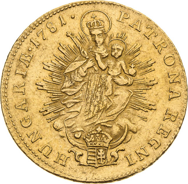 2 Dukát 1781 - revers