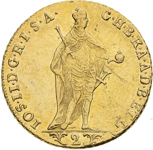 2 Dukát 1785 - avers
