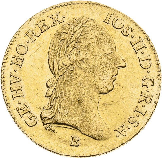 Dukát 1788 - avers