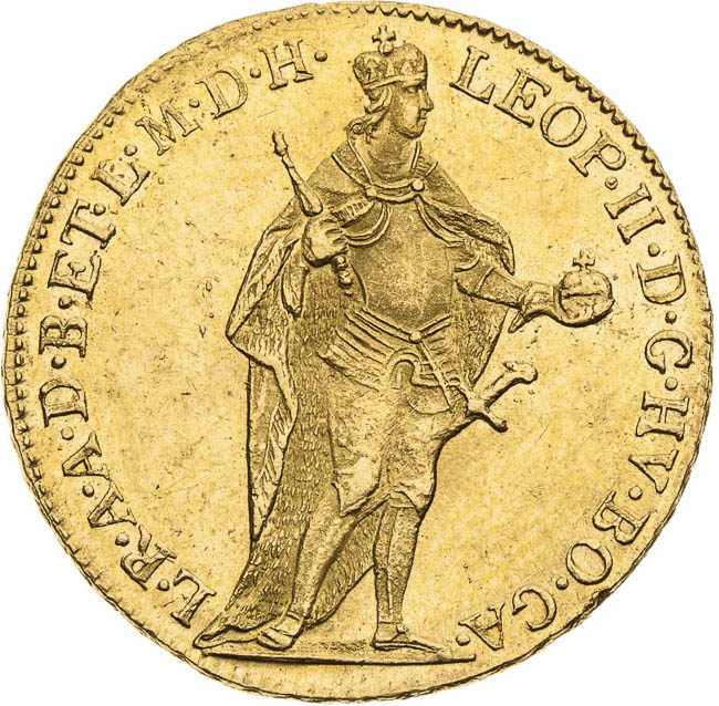 Dukát 1790 - avers
