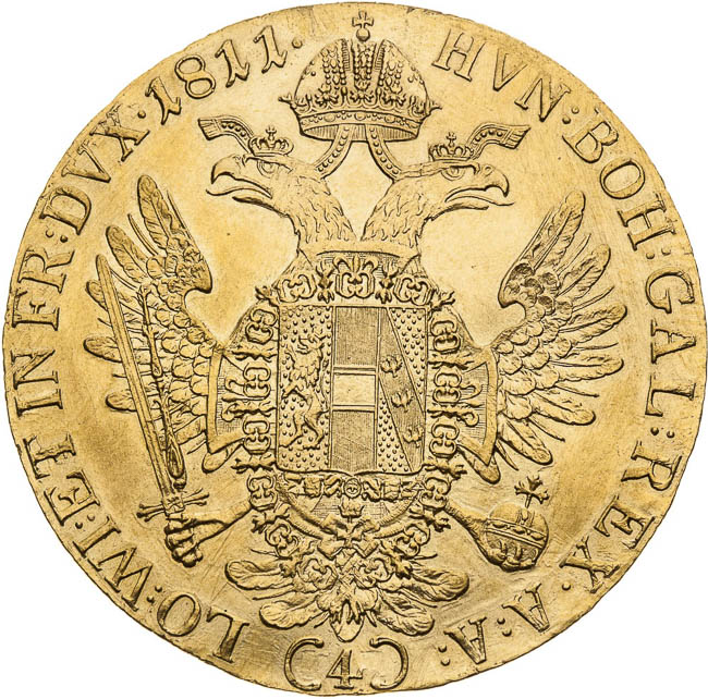 4 Dukát 1811 - revers