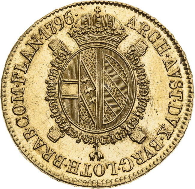 Souverain d'Or 1796 - back