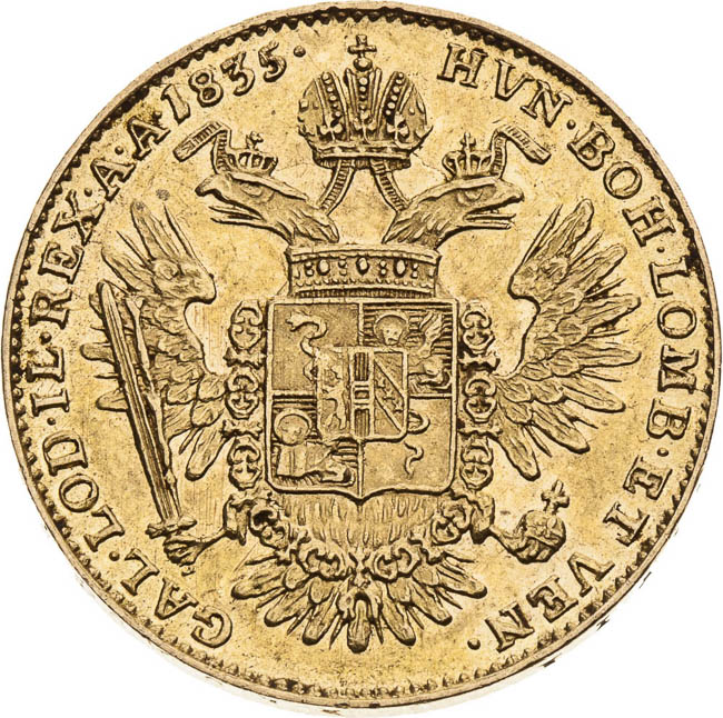 1/2 Souverain d’or 1835 - back